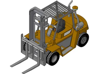 Forklift 3D Model