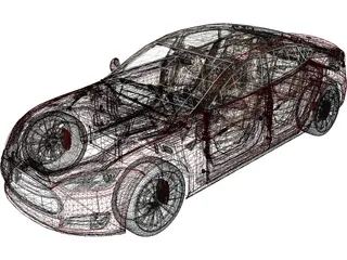 Tesla Model S 85 3D Model