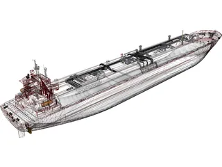 LNG Tanker 3D Model