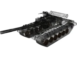 T-90 3D Model