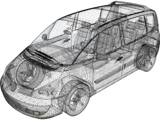 Renault Espace (2002) 3D Model