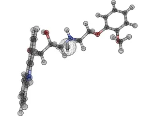 Protein Molecule 3D Model