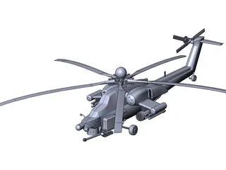 Mil Mi-28 Havoc 3D Model