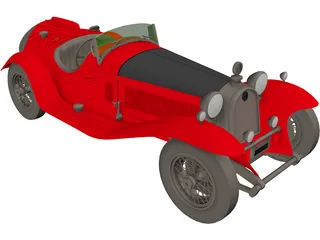 Alfa Romeo 2300 Touring (1932) 3D Model