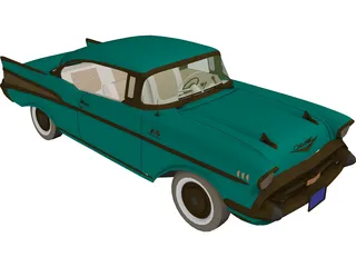 Chevrolet BelAir Sport Coupe (1957) 3D Model