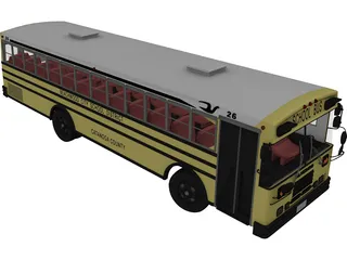 School Bus 3D Model