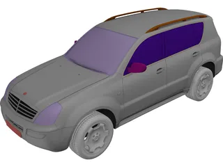 SsangYong Rexton 3D Model