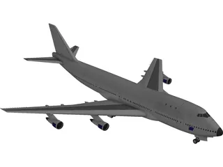 Boeing 747 The Jumbo Jet 3D Model