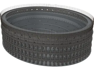 Coliseum Roman 3D Model