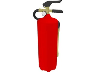 Fire Extinguisher 3D Model