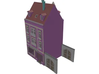 Town House 3D Model