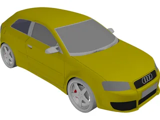 Audi A3 (2004) 3D Model