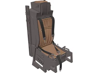 F-15 Seat 3D Model