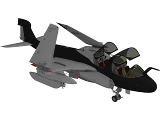 Grumman EA-6B Prowler 3D Model