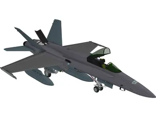 F-18 VFA-151 Hornet 3D Model