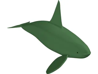 Whale Killer Male 3D Model