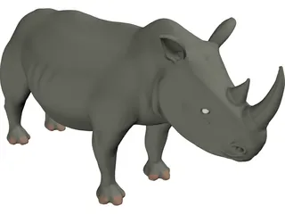 Rhinoceros 3D Model