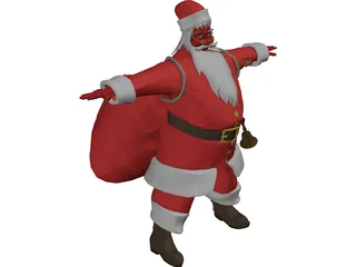 Santa Claus 3D Model