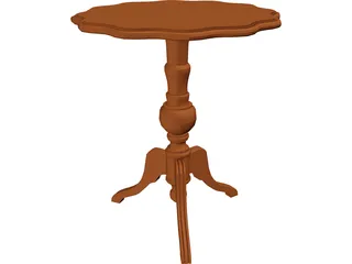 Table Tripod 3D Model
