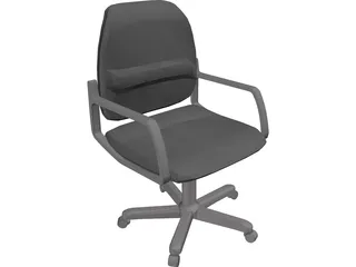 Chair Typist 3D Model