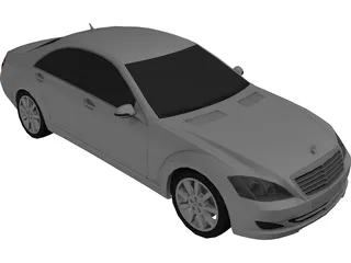 Mercedes-Benz S-Class (2006) 3D Model