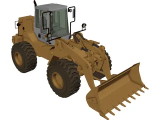 Fiatallis Loader FR-130 3D Model