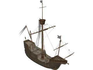 Santa Maria 3D Model