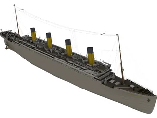 Titanic R.M.S 3D Model