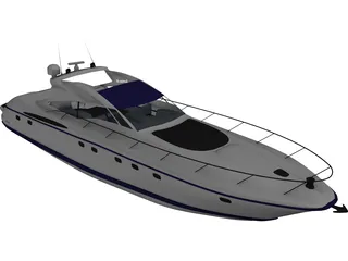 Sarnico 65 Yacht 3D Model