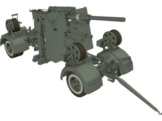 Flak 88 3D Model