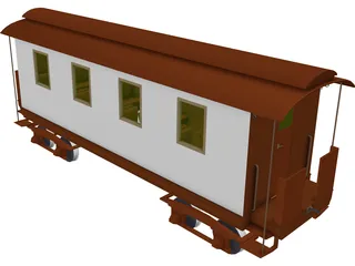 General Wagon 3D Model