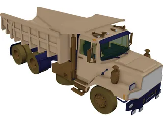 Dump Truck 3D Model