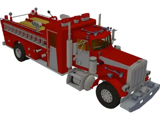 Peterbilt Firefight 3D Model