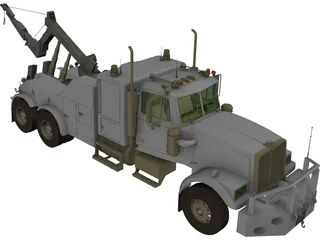 Wreck Recovery Truck 3D Model