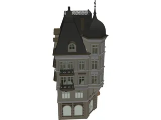 Bank Victorian 3D Model