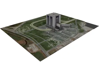 Vehicle Assembly Building 3D Model