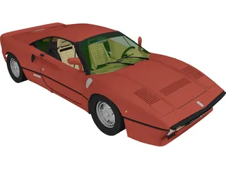 Ferrari 288 GTO (1984) 3D Model