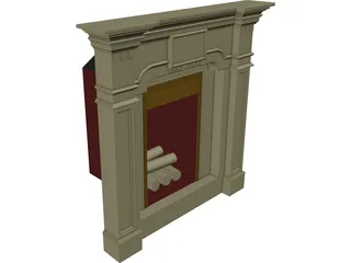 Fireplace 3D Model