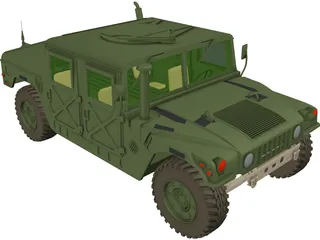 Hummer (1993) 3D Model