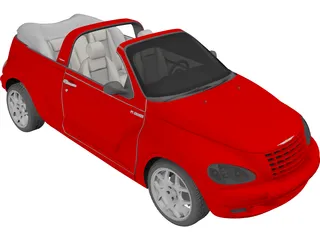 Chrysler PT Cruiser Cabriolet (2004) 3D Model