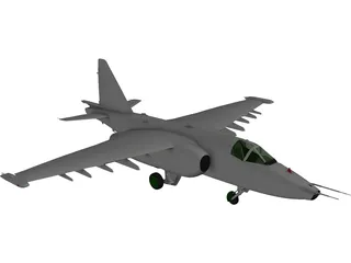 Sukhoi Su-25 Frogfoot 3D Model