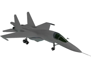 Sukhoi Su-34 Fullback 3D Model