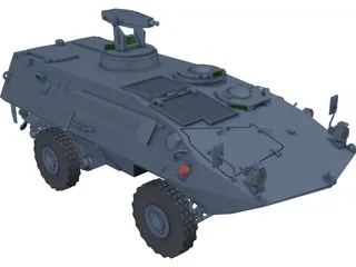 Mowag Piranha 4x4 3D Model
