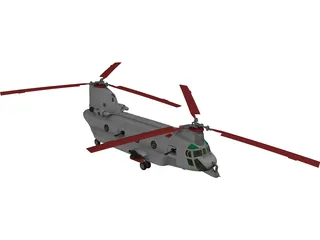 Boeing ACH-47 Chinook 3D Model