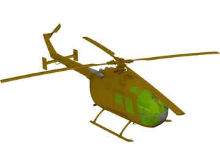 MBB BO 105 3D Model