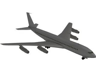 Boeing 707 3D Model