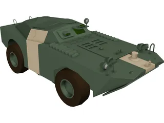 BRDM-1 3D Model