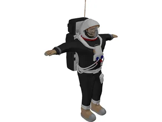 Astronaut 3D Model