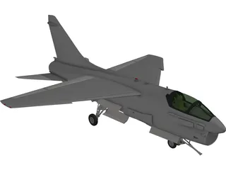 A-7 Corsair II 3D Model