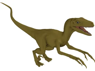 Deinonychus 3D Model